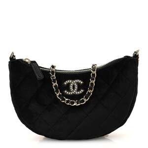 Chanel Velvet Crystal Quilted Chain #315433C19B
